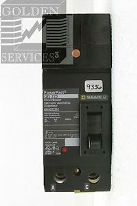 Square D QBA222252 PowerPact Circuit Breaker 240V 225A 2P (Used)