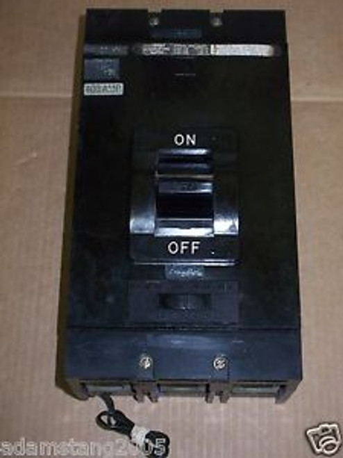 SQUARE D LAL 3 pole 400 amp LAL364001021 Shunt Circuit Breaker LAL36400-1021