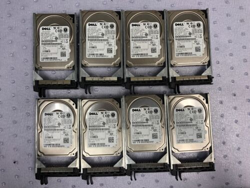 ~Lots Of 8 Dell Np659 147Gb 10000Rpm 2.5" Sas Hard Drive Mbb2147Rc W/Caddy @@@