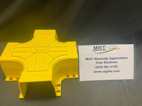 Telect 027-2000-4030 Wavetrax Horizontal Intersection; 4" / Yellow