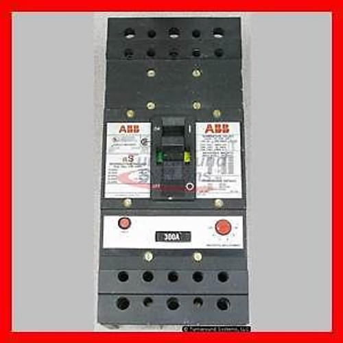 ABB TJ3300 Circuit Breaker, 300 Amp, Lug to Lug, Used