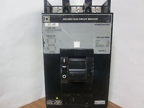 SQUARE D MOLDED CASE CIRCUIT BREAKER 300 AMP 3 POLE LAP36300MB.....YB-194
