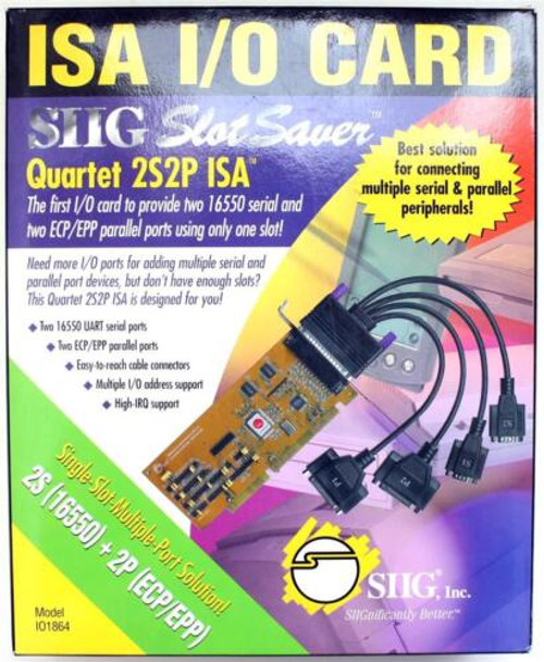 Io1864 - Isa I/O Card Quartet 2S2P Isa