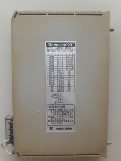 Yaskawa Memocon-Sc Type Jamsc-B1071 Register Input Used