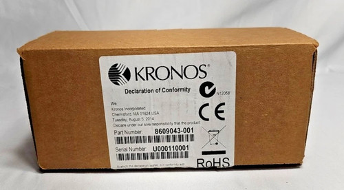 Kronos/Touch Id Plus Biometric Reader 8602801-001