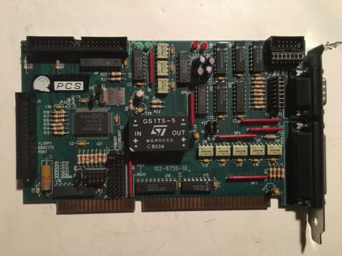 Cincinati Pcs 102-8750-10 Multi I/O Card Isa 2S/1P/Ide/Fdd 8750-502