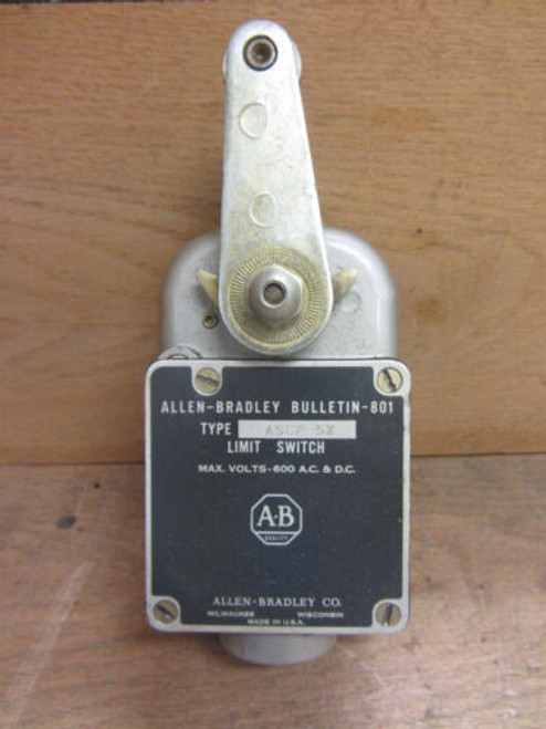 Allen Bradley Asc2-5X Limit Switch Bulletin-801 Used Csq