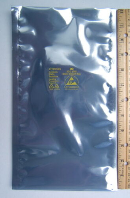 2,000 Esd Anti-Static Shield Bags, 6" X 12", Open-Top