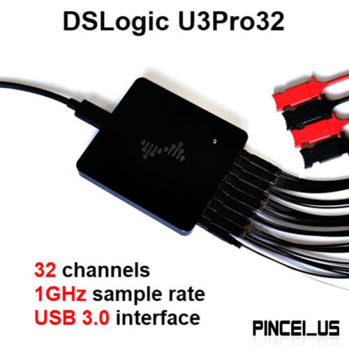 Dslogic U3Pro32 32-Ch Logic Analyzer 1Ghz Sample Rate Usb 3.0 Bandwidth 5Gbps
