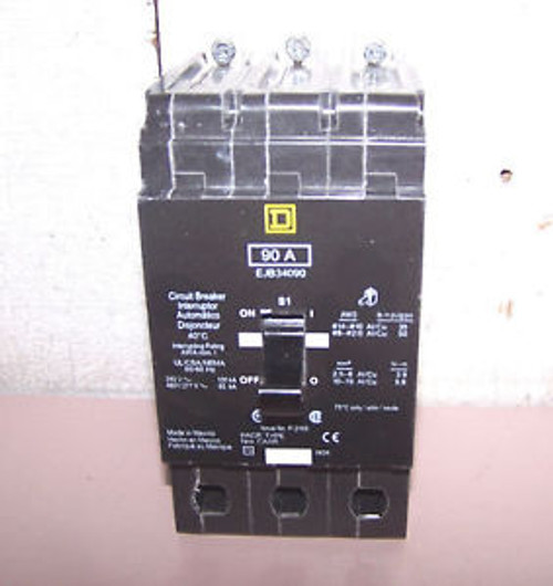 SQUARE D CIRCUIT BREAKER 90 AMP EJB34090