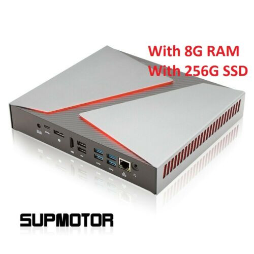 Mini Desktop Computer Gaming Itx Gtx 1650 4G Graphics Card 8G Ram + 256G Ssd