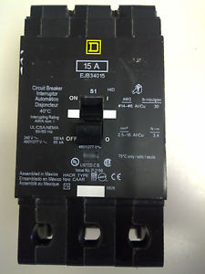 EJB34015 Square D Circuit Breaker