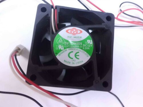 Df1206Bh, Df1206Bh-3 Top Motor Fan 60X60X25Mm 12V 0.20Amp