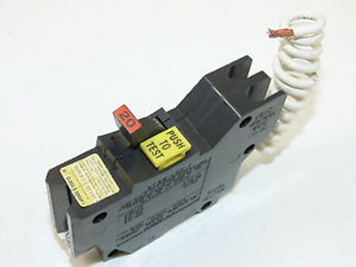 Used Federal Pacific NBGF20 1p 20a 120v Ground Fault Circuit Breaker 1-yr Warr