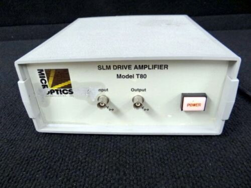 Micro Optics Slm Drive Amplifier Model T80,  0-8 V P-P Input  0-80 V P-P Output