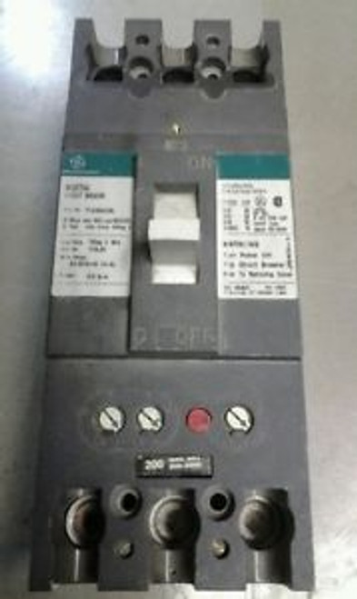 GE TFJ236200WL 200AMP CIRCUIT BREAKER