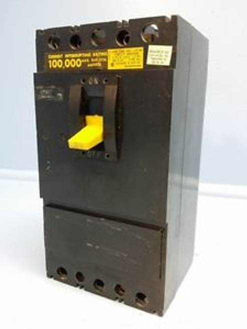 Square D IFL34020 20 Amp Circuit Breaker Black 480V Type IFL-34020 100,000 20A