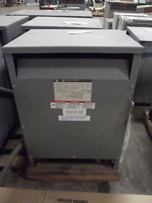 Square D Sorgel 30 KVA Transformer 30T76H Primary 480  Secondary 480Y/277