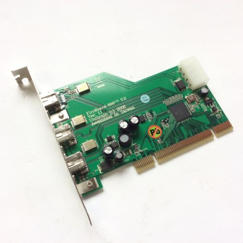 Unibrain Fireboard-800 V.2 1394B Pci Adapter Card 3-Port Version 1.1, 09909001-1