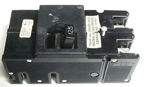 Zinsco 2P, 125A Type QFP24 Circuit Breaker Cat QFP2125 ... G-28G