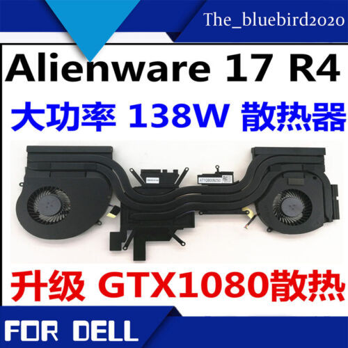 For Alienware 17 R4 Cpu Graphics Cooling Assembly For Nvidia Fan Heatsink 0Frpy8