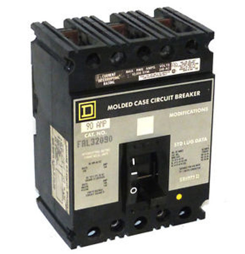 Square D FAL32090 90A 3-Pole 240V Circuit Breaker 1 YEAR WARRANTY