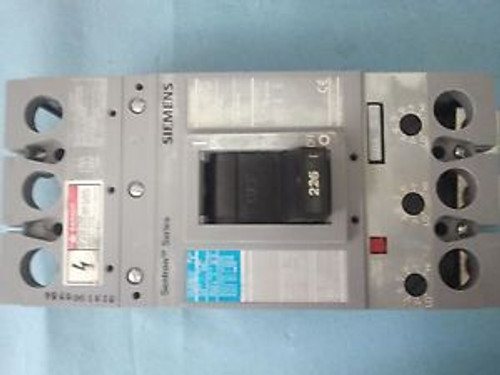 Siemens  Circuit Breaker fxd63b225 Series b 225 amp 600 volt type fxd6-a  3 pole