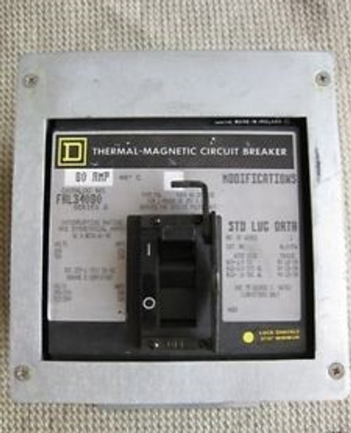 Square D FAL34080 Circuit Breaker 3 Pole 80 AMP Series 2