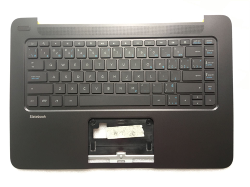 New Forhp Slatebook 14" 14-P010 Nr Genuine Palmrest Touchpad Keyboard 759930-001