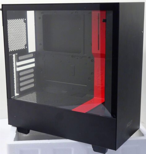 Nzxt H510 Ca-H510B-Br1 Premium Compact Mid-Tower Atx Case (Matte Black/Red)