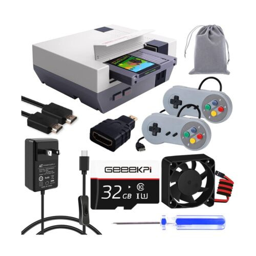 Retroflag Nespi 4 Case Kit, Raspberry Pi 4 Case With Ssd Case, Hdmi Splitter ...