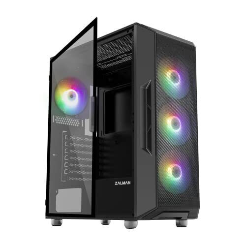 I3 Neo Black Edition Airflow Atx Computer Case With Mesh Front Panel,