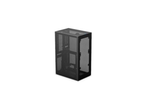 Black Ssupd Meshlicious Mini Itx Case - Tempered Glass - Pcie 3.5 - Riser Cable