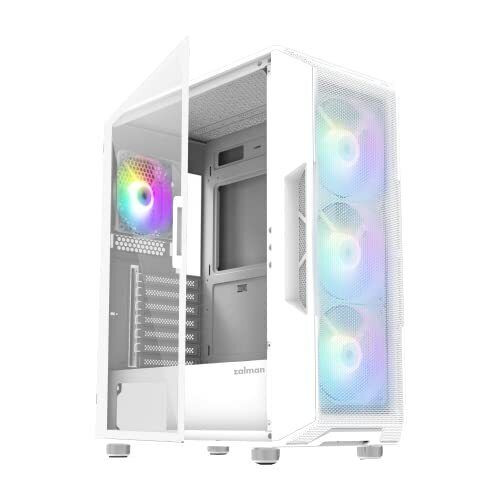 I3 Neo White Edition Airflow Atx Computer Case With Mesh Front Panel,