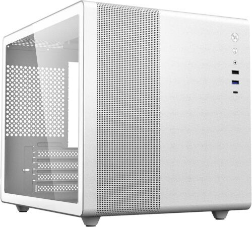 Computer Case Atx Mid Tower Gaming Pc Case With Airflow Panel & Tempered Glass