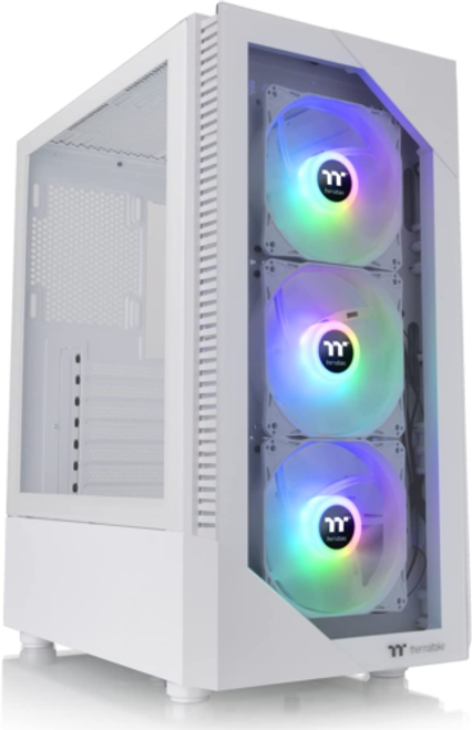 View 200 Tg Snow Argb Motherboard Sync Atx Tempered Glass Mid Tower Computer Cas