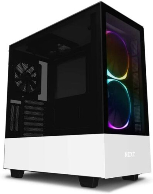 Nzxt H510 Elite White Premium Compact Atx Mid-Tower Pc Gaming Case