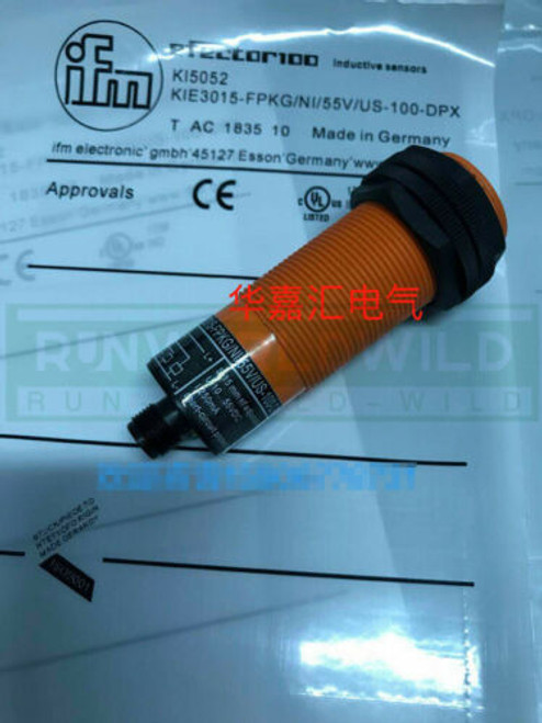 1Pcs New For Ifm Ki5052 Kie3015-Fpkg/Ni/55V/Us-100-Dpx Proximity Switch