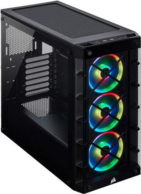 Corsair Icue 465X Rgb Mid-Tower Atx Smart Case, Black