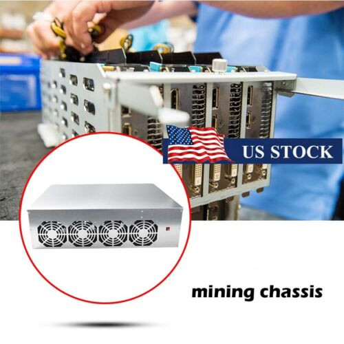 Usa For Miner Computer 6/8 Gpu Video Cards Mining Case D37 Chassis Frame