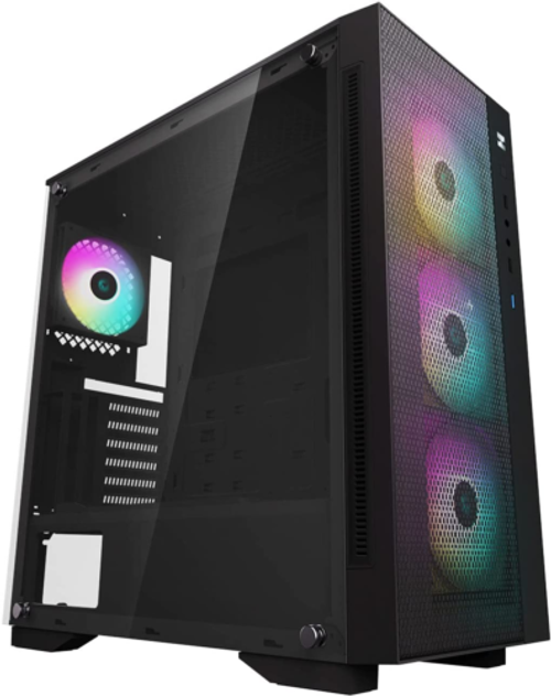 Matrexx 55 Mesh Add-Rgb 4F Atx Case High-Airflow Front Panel With 4Pcs 120Mm Arg