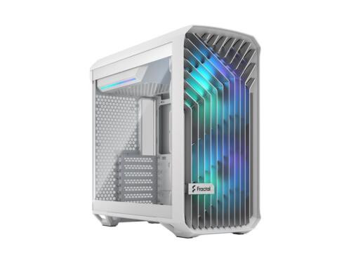 Fractal Design Torrent Compact Rgb White Tg Clear Tempered Glass High-Airflow At