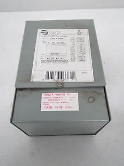 HPS HAMMOND Q1C0ERCB 1KVA 3PH 120/240V-AC 12/24V-AC VOLTAGE TRANSFORMER B375399