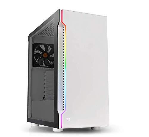 Tempered Glass Edition Rgb Light Strip Atx Mid Tower Case With One Snow H200