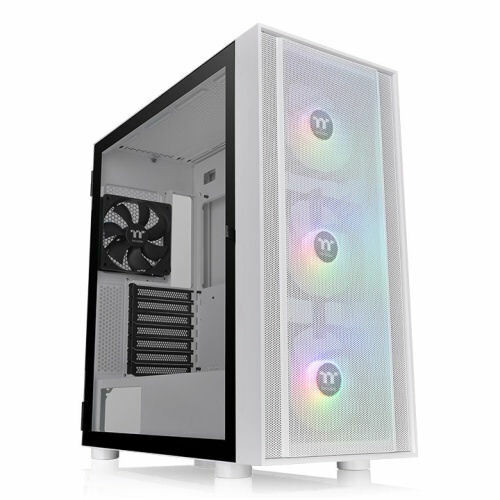 Thermaltake H570 Tg Snow Argb E-Atx Mid Tower Case (White) , Ca-1T9-00M6Wn-0