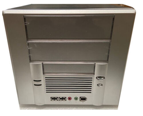 Qbox Aluminum Case For Mini-Itx Mb, With 300W Atx Psu, 3 Bays, 3 Fans,  Usb 2.0