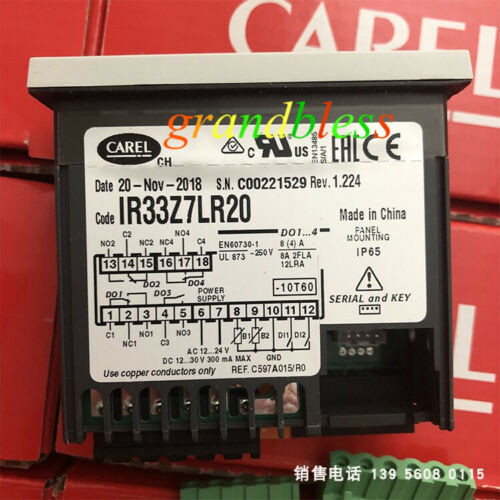1Pcs New For Carel Ir33Z7Lr2O Chiller Temperature Controller Ir33Z7Lr20