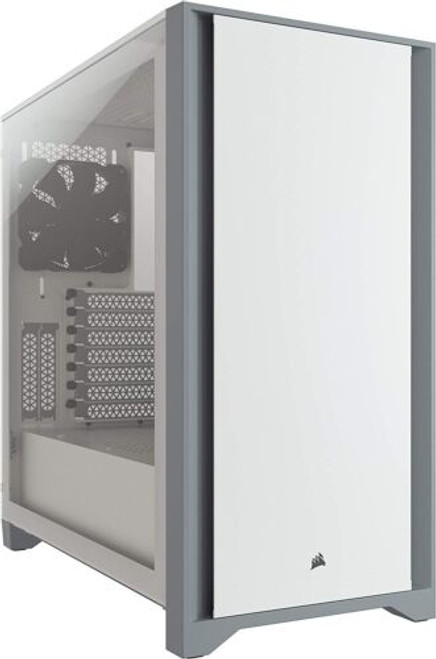 Corsair 4000D Tempered Glass Mid-Tower Atx Pc Case - White