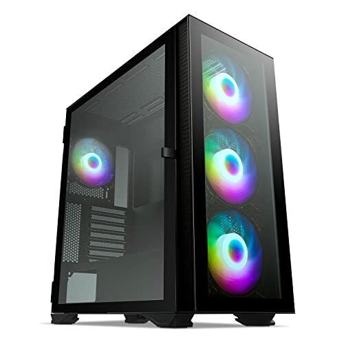 Caspian Mid-Tower E-Atx Gaming Pc Case, Top 360Mm Radiator Support, Pre