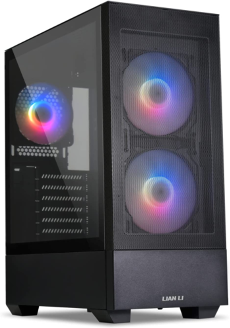 High Airflow Atx Pc Case, Rgb Gaming Computer Case, Mesh Front Panel Mid-Tower C